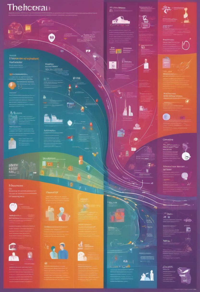 A visually rich and informative infographic depicting a journey map of healthcare in cancer care, showcasing key stages like diagnosis, treatment options, and support systems. Include diverse healthcare professionals interacting with patients, vibrant icons representing different treatment types like chemotherapy and immunotherapy, and a comforting hospital backdrop. Highlight a sense of hope and healing, with an integrated color palette that feels uplifting and reassuring. flat design. vibrant colors.